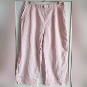 My Heart 2 Women's XL Soft Pink Capri Shorts